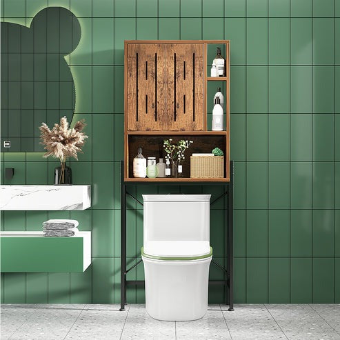 The Best Space-Saving Solution for Your Bathroom: Over-Toilet Cabinet