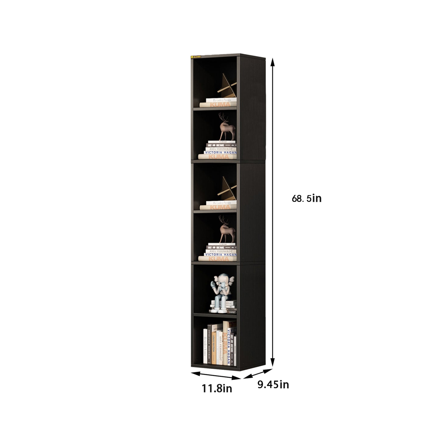 6-Cube Closet Storage Shelves for Home Office Kids Room