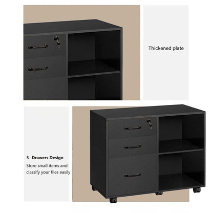 3 Drawer Office File Cabinets with wheels