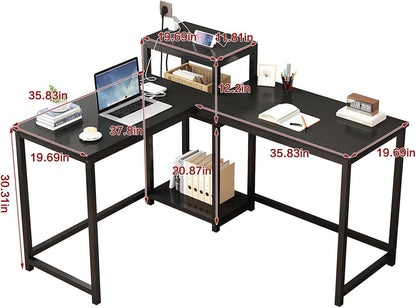 83 Inches Two Person Desk with Power Outlet size introduction